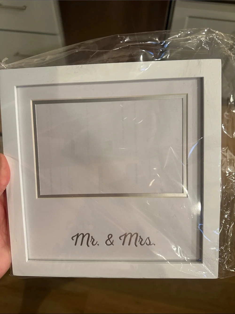 Mr. & Mrs. White Decorative Photo Frame